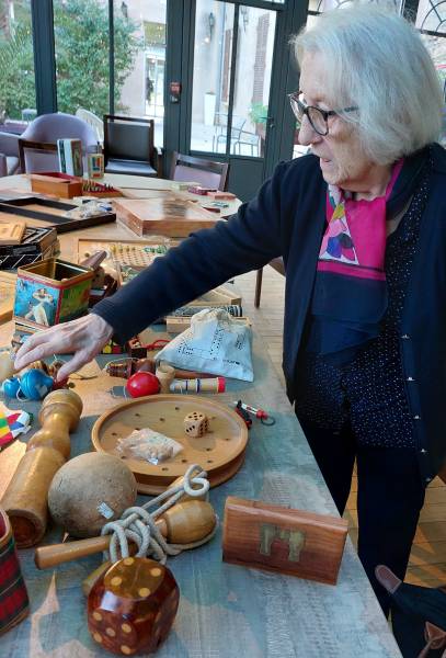 Jeux et jouets d'autrefois EHPAD Sainte-Anne